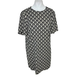 Zara Geometric Mini  Dress Size Small